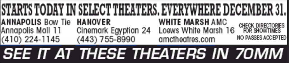 HATEFUL EIGHT CINEMAS_BaltimoreSun_25DEC2015